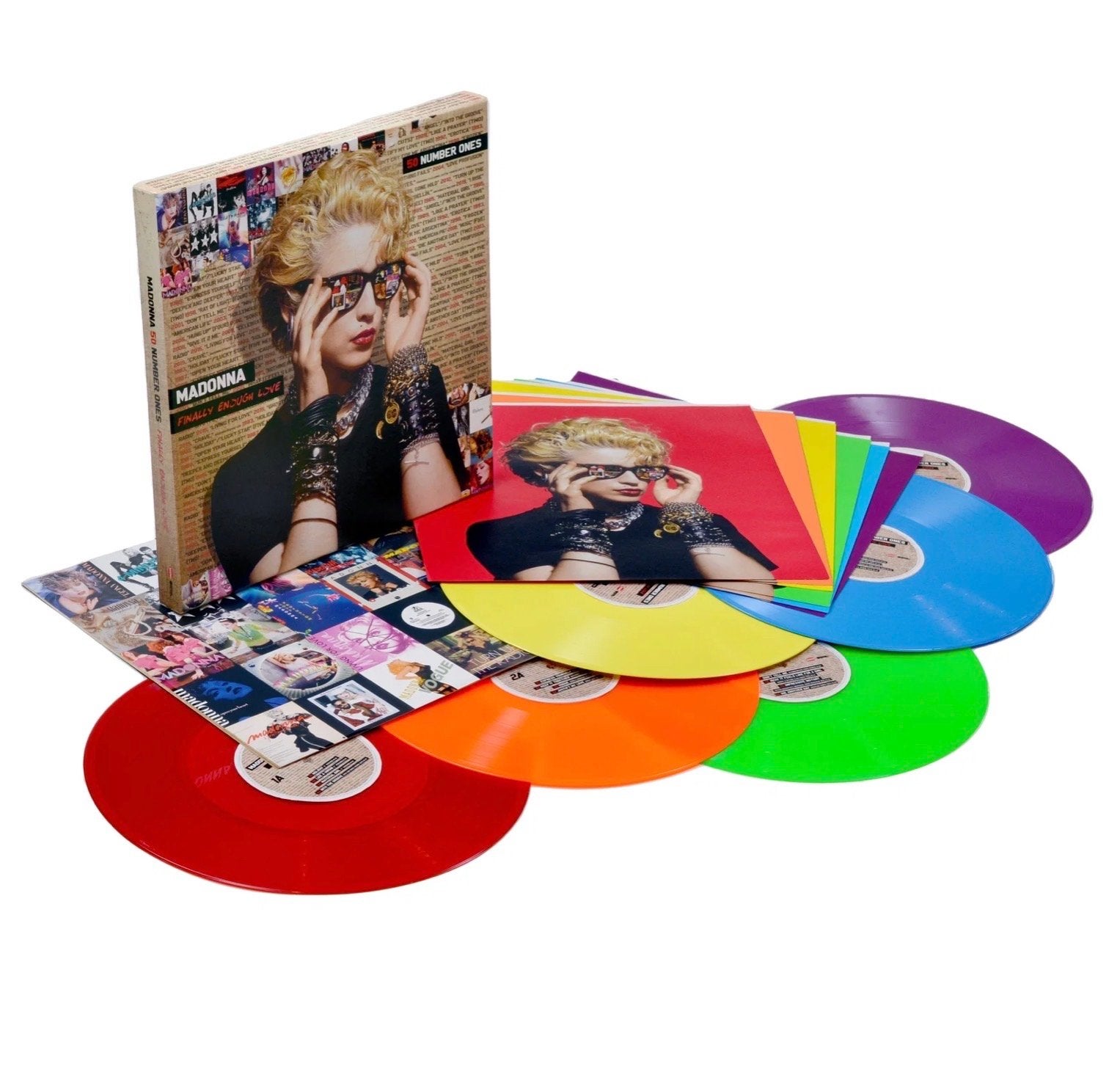 Madonna - Finally Enough Love: 50 Number Ones (Rainbow Editi, Boxset, Pop, Geseald, Ophalen of Verzenden