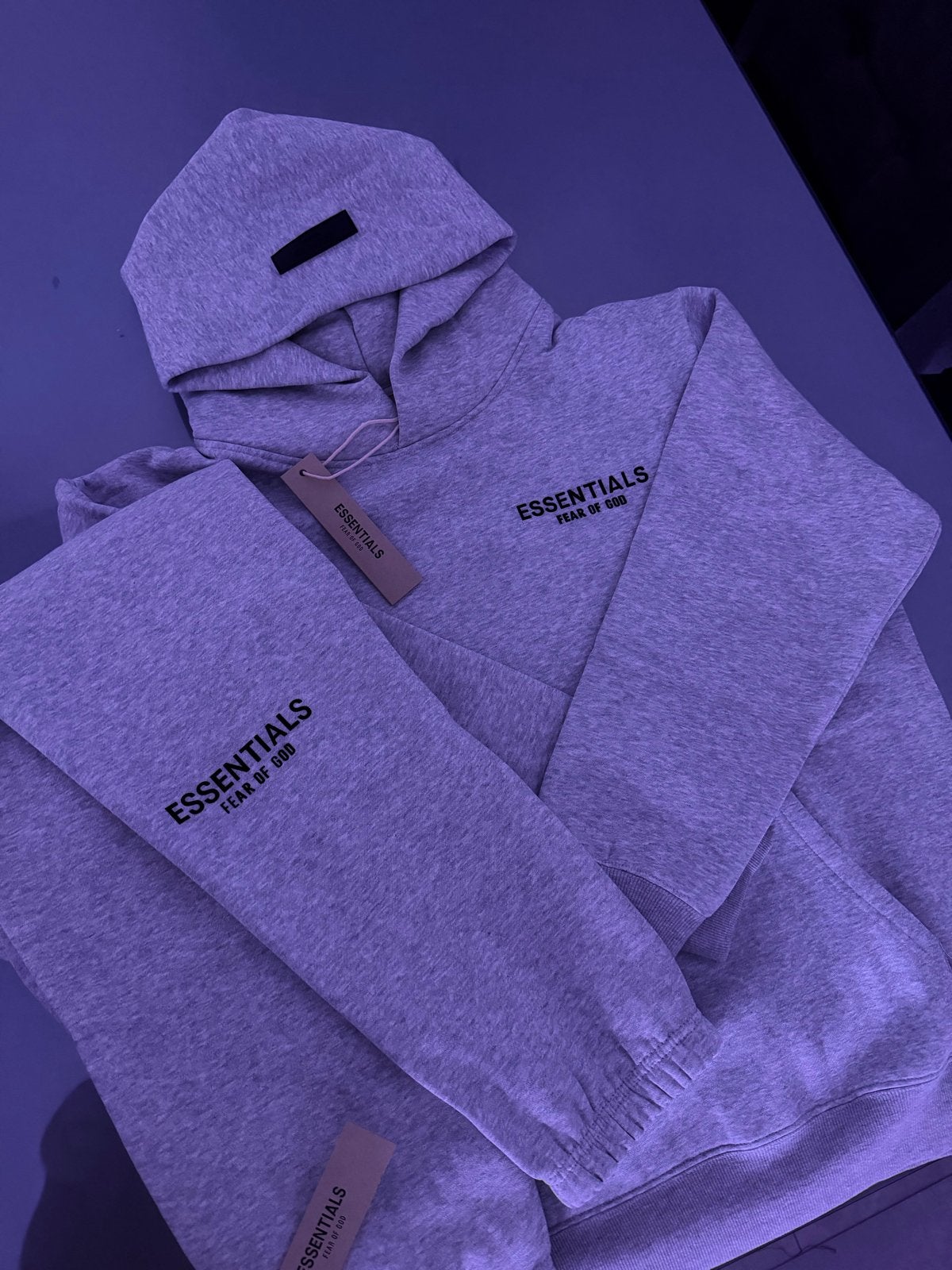 Essentials Fear of God Hoodie & Joggingbroek Set - Grijs, Kleding | Dames, Ophalen of Verzenden, Nieuw, Maat 38/40 (M), Grijs