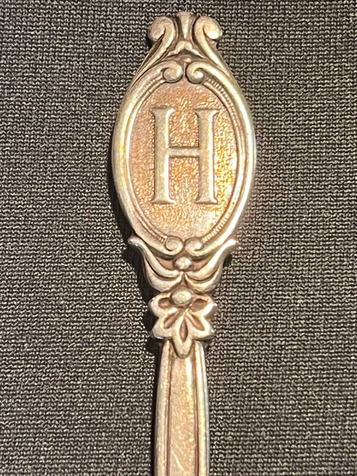 Vintage lepeltje H., Ophalen of Verzenden