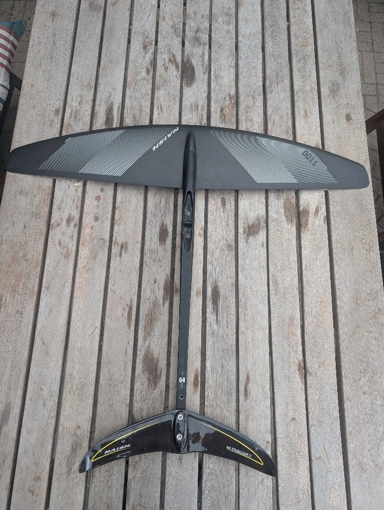 Naish Mach 1 1100 foil semi compleet, Watersport en Boten, Wingsurfen, Ophalen, Gebruikt, Wingsurf-hydrofoil