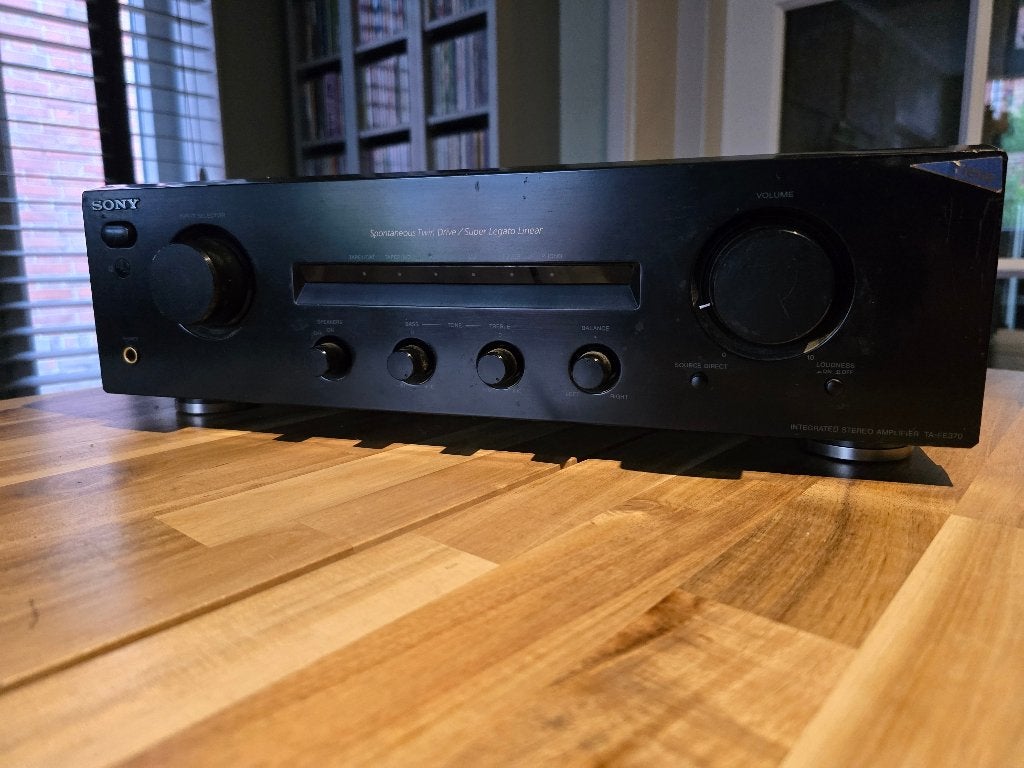 Sony versterker TAFE370, Audio, Tv en Foto, Versterkers en Receivers, Gebruikt, Ophalen of Verzenden, 60 tot 120 watt, Sony