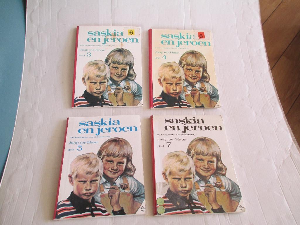 4x saskia en jeroen - jaap ter haar, Ophalen of Verzenden, Gelezen, Overige niveaus, Nederlands