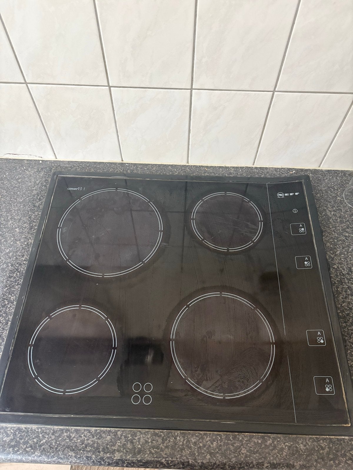 Neff keramische kookplaat - 4 zones, Witgoed en Apparatuur, Ophalen, Gebruikt, Keramisch, 4 kookzones