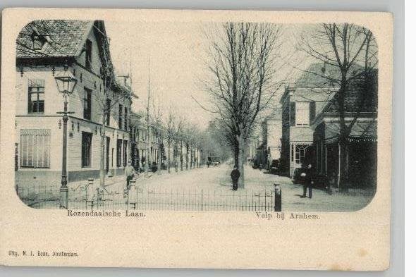 Velp Rozendaalsche Laan  1900 uitg N. J. Boon, Verzenden, Voor 1920, Ongelopen, Gelderland