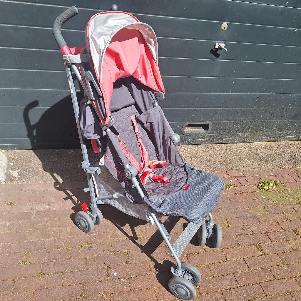 Maclaren Quest Buggy / Grijs-Roze, Kinderen en Baby's, Buggy's, Ophalen, Gebruikt, -, -
