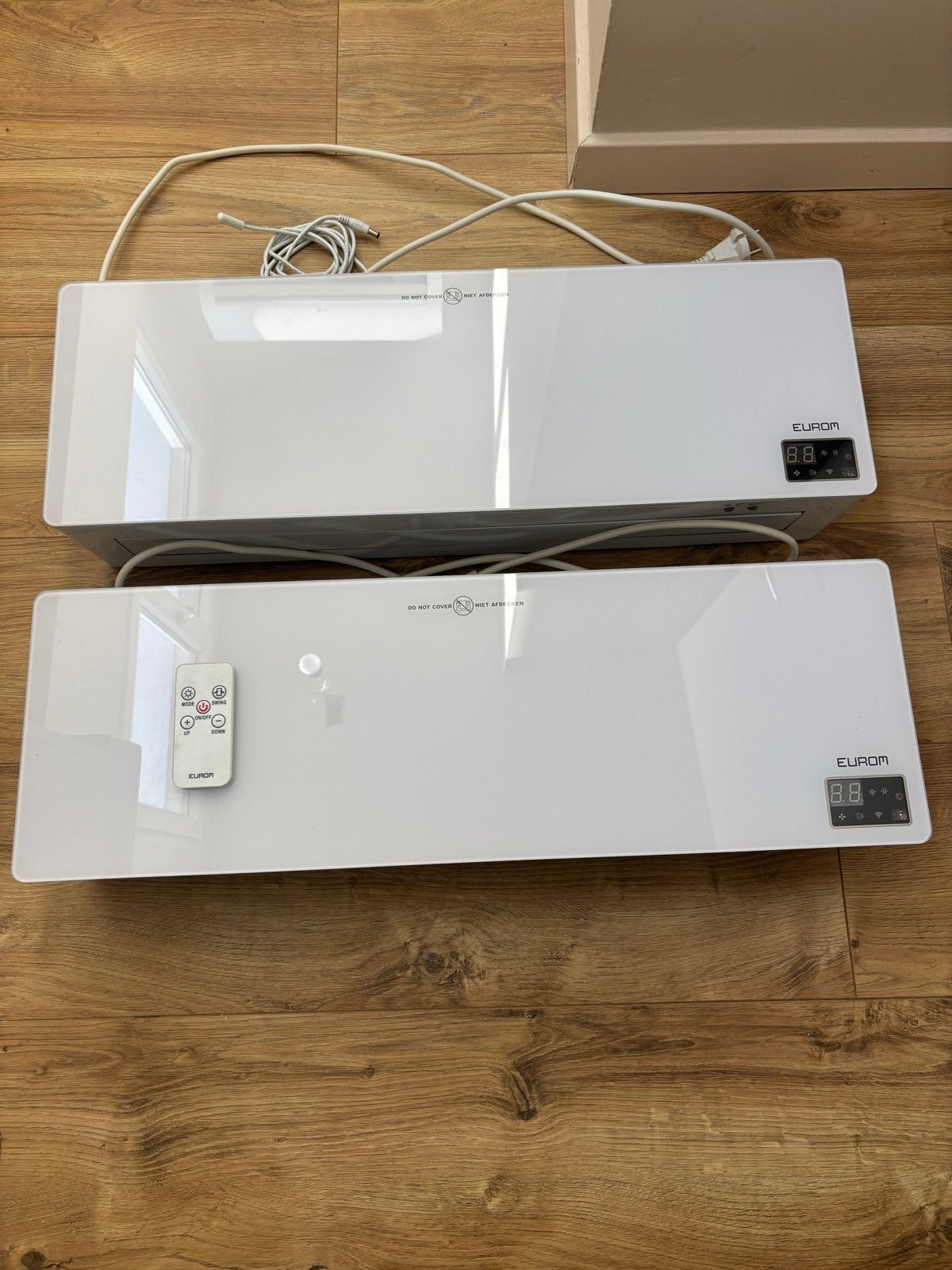 2x Eurom Wall Design Heat 2000 Wifi Keramische Kachel, Ophalen, Minder dan 30 cm, Kachel, Zo goed als nieuw