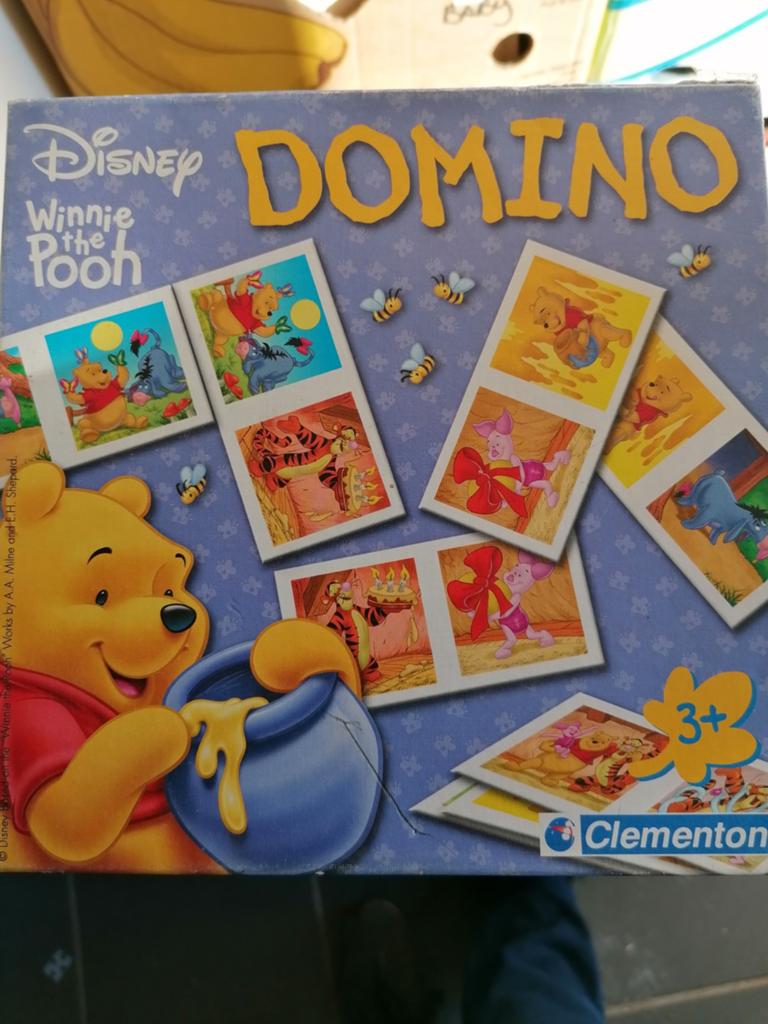 Disney Winnie de Poeh Domino - Clementoni, Kinderen en Baby's, Speelgoed | Educatief en Creatief, Ophalen of Verzenden, Gebruikt