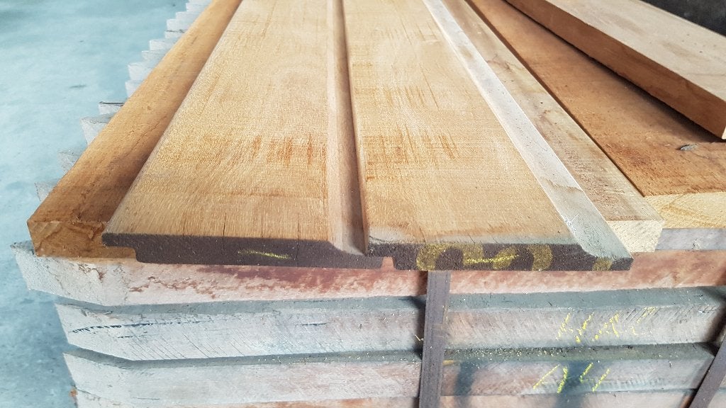 Hardhouten rabatdelen, Ophalen, Planken, Nieuw, Hardhout
