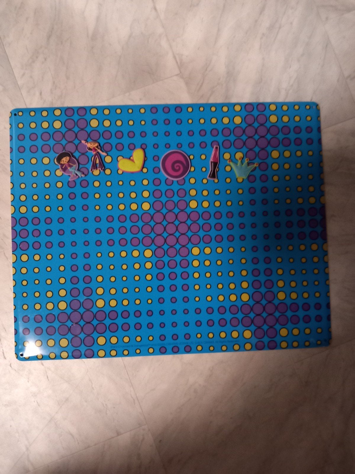 memobord metaal met magneetjes, Ophalen of Verzenden, Zo goed als nieuw, Magneetbord
