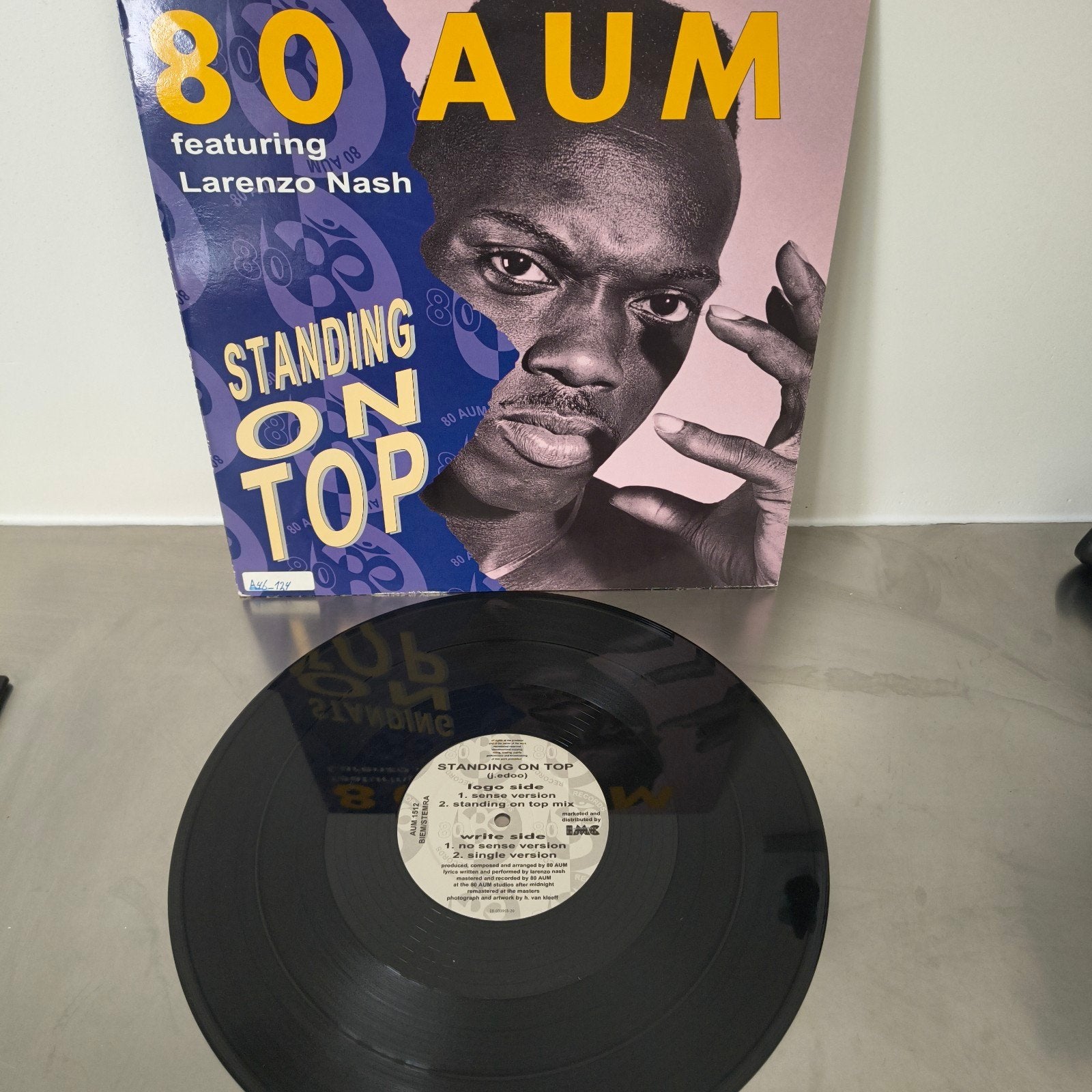 80 AUM featuring Larenzo Nash - Standing On Top (Vinyl), Cd's en Dvd's, Vinyl Singles, Gebruikt, 12 inch, EP, Ophalen of Verzenden
