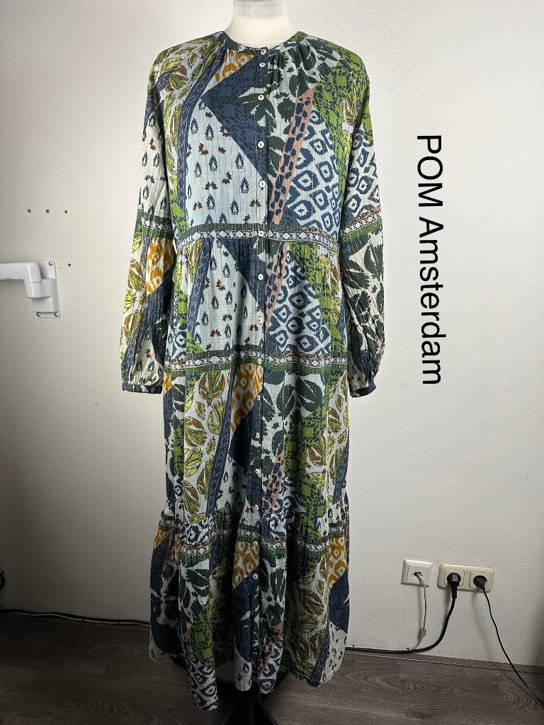 POM Amsterdam Jurk  (mt: 42) 20,6/9449, POM Amsterdam, Blauw, POM Amsterdam, Maat 42/44 (L)