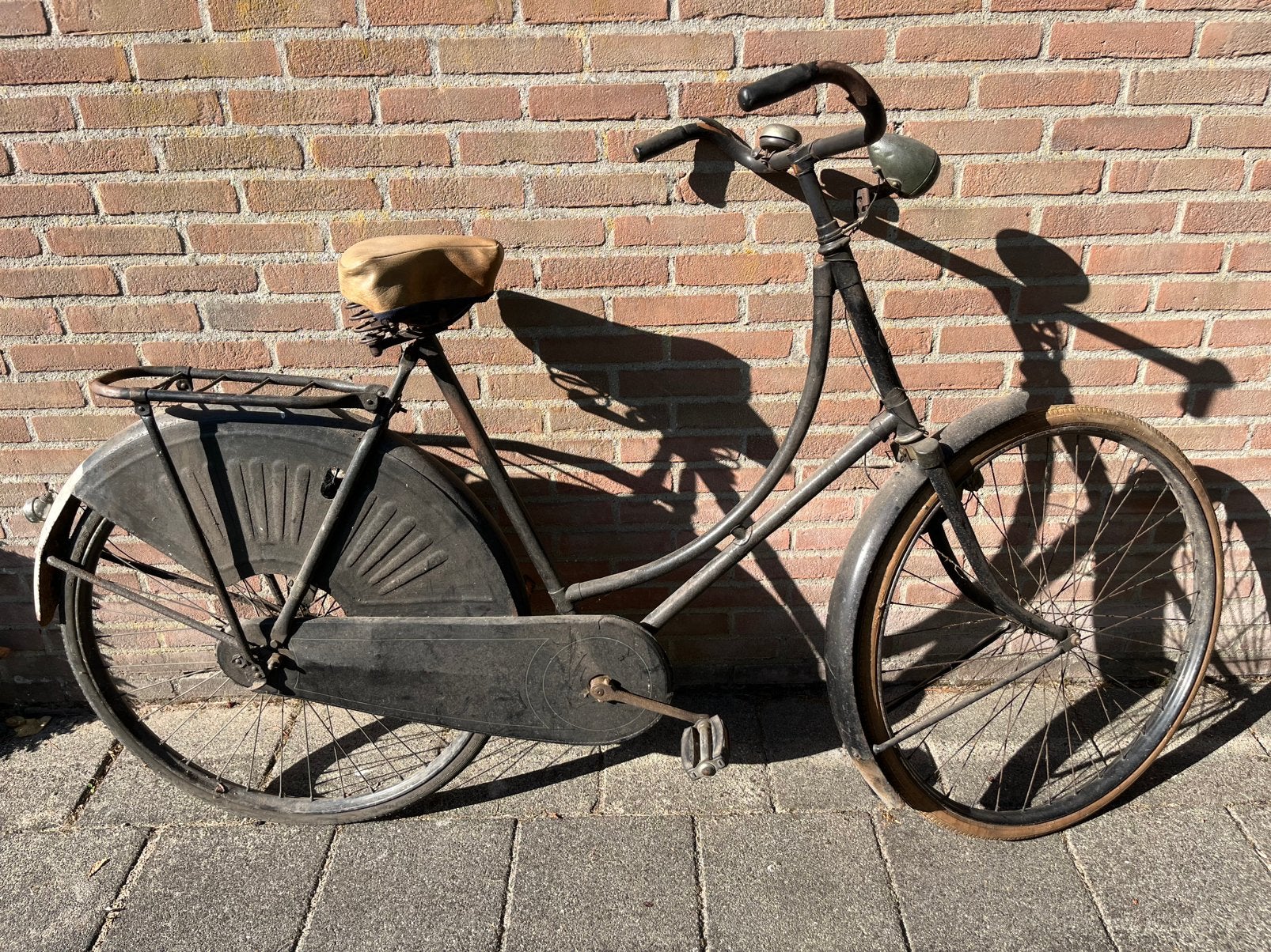 Antieke opoe fiets, 59 cm of meer, Ophalen, Terugtraprem, Jaren '40