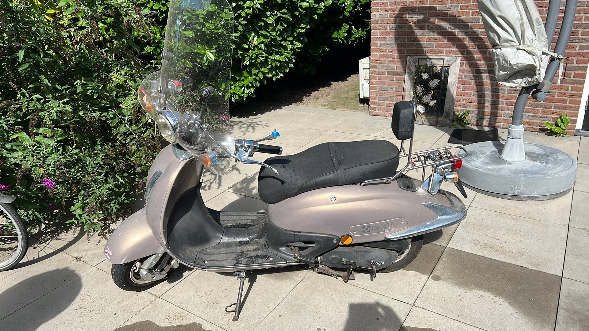 AGM Retro bromscooter, Fietsen en Brommers, Ophalen, Gebruikt, Overige modellen, Maximaal 45 km/u