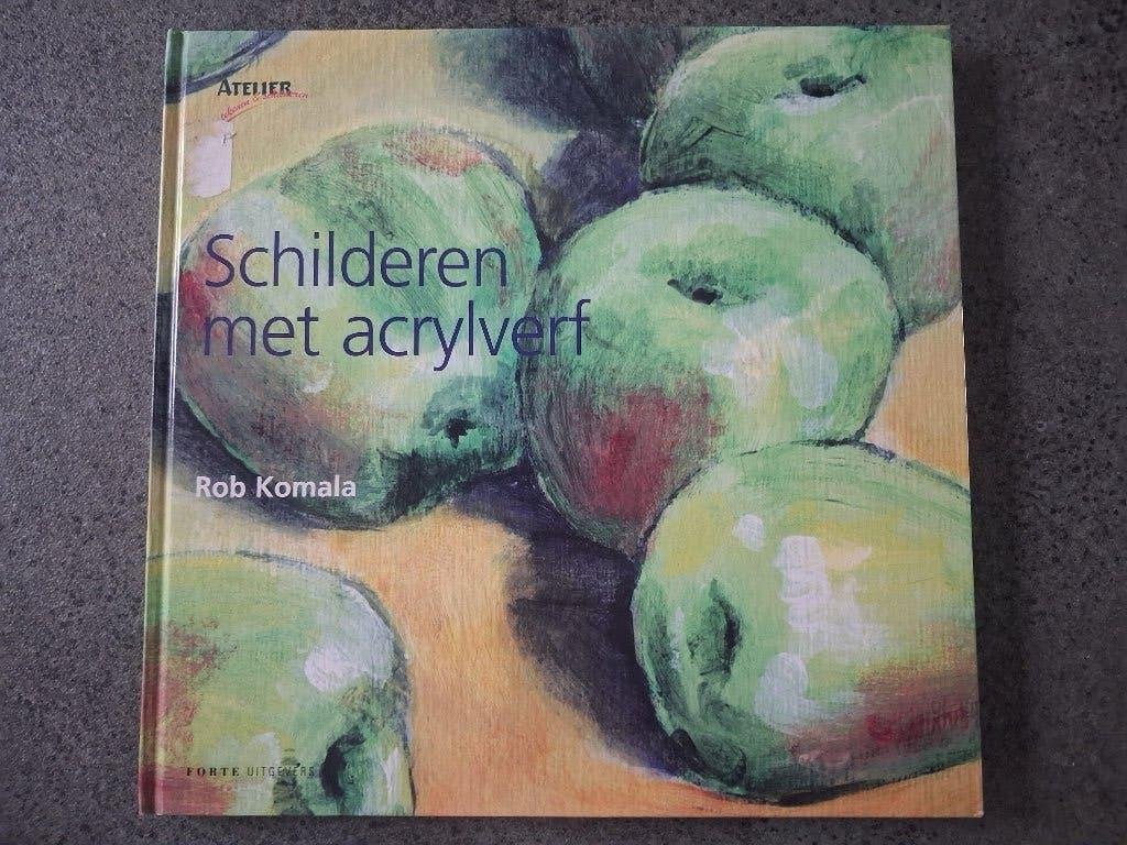 Schilderen met acrylverf, Nieuw, Ophalen of Verzenden, Tekenen en Schilderen, Rob Komala