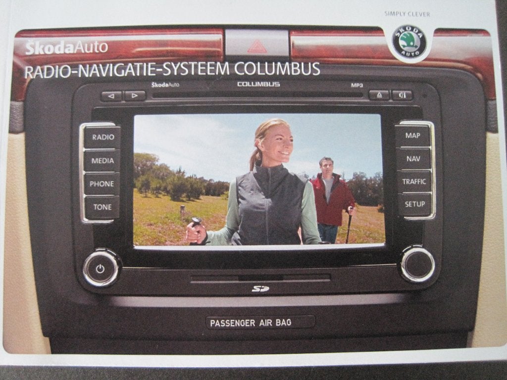 SKODA Radio- Navigatiesysteem Columbus, Ophalen of Verzenden