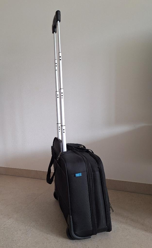 Trolley - zwarte zakelijke Samsonite 17.3", Ophalen, Zwart, Minder dan 40 cm, Zo goed als nieuw