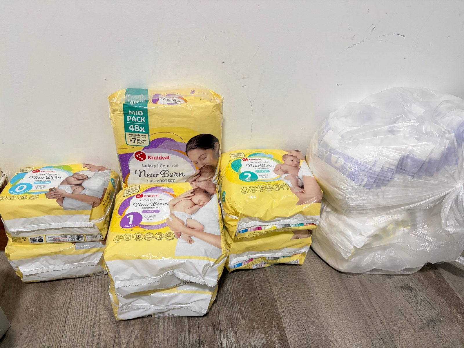 Kruidvat New Born luiers - Maat 0, 1 en 2, Ophalen, Nieuw