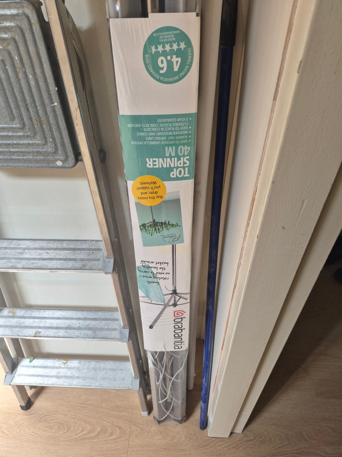 Brabantia droogmolen, Tuin en Terras, Droogmolens en Wasrekken, Ophalen, Nieuw, Droogmolen