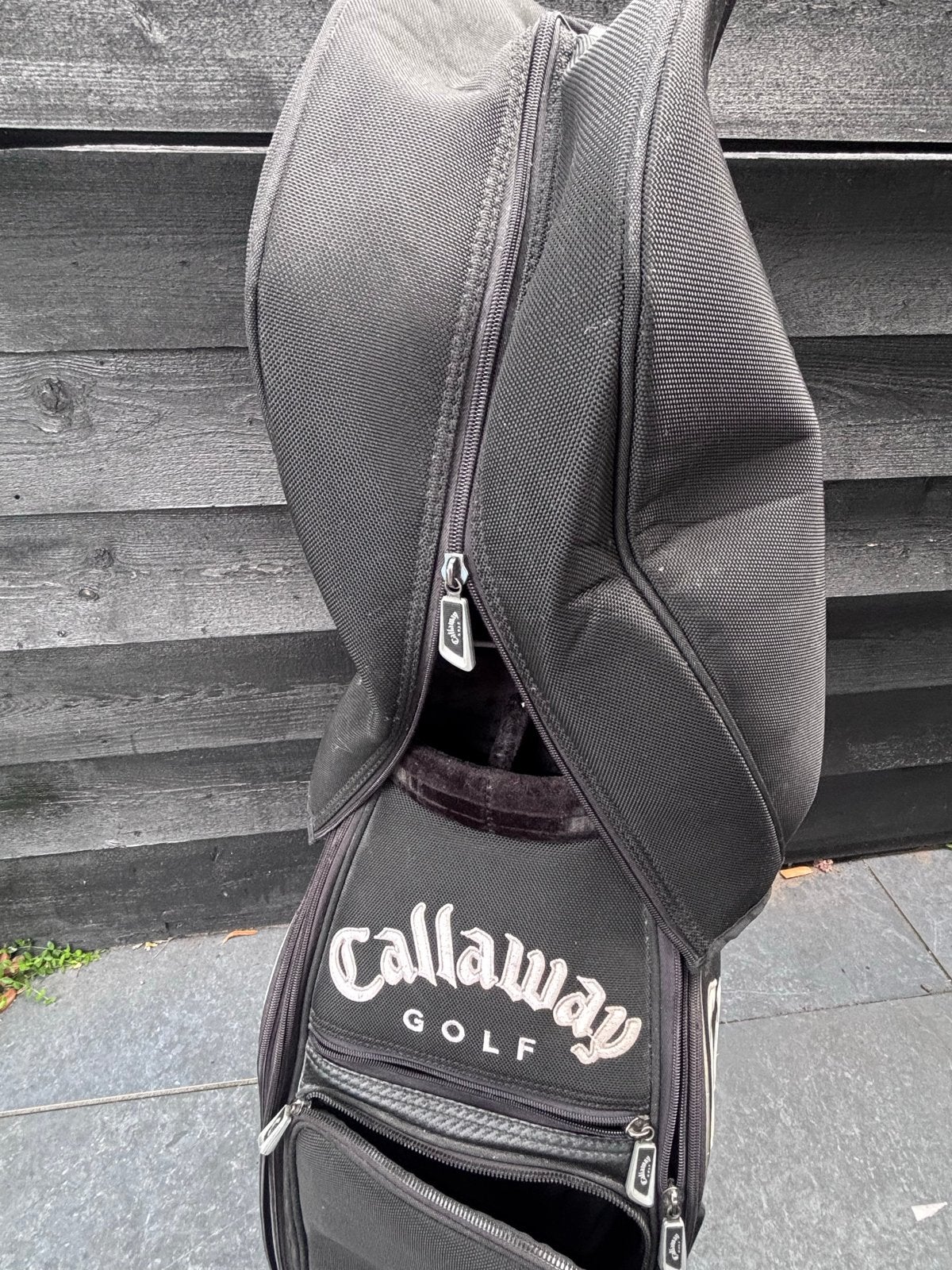Callaway Golf Tour Cartbag - Zwart/Wit, Sport en Fitness, Golf, Ophalen, Gebruikt, Tas, Callaway