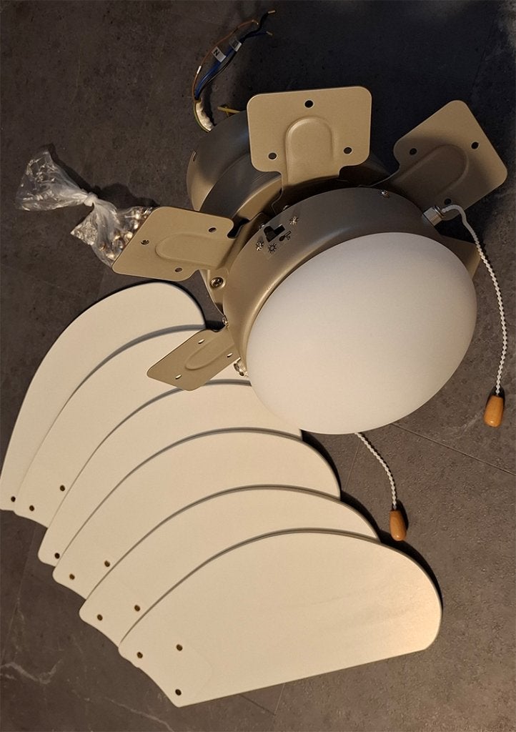 Bestron DC30T/T30 plafondventilator, Ophalen, Zo goed als nieuw, Plafondventilator