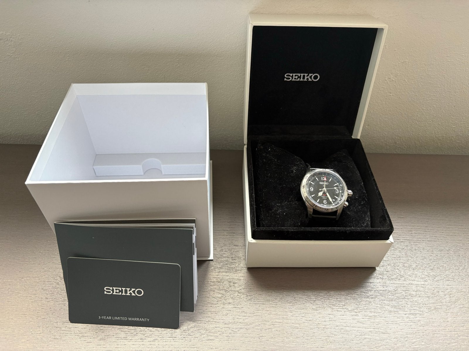 Seiko Prospex Alpinist GMT, Sieraden, Tassen en Uiterlijk, Seiko, Leer, Staal, Polshorloge