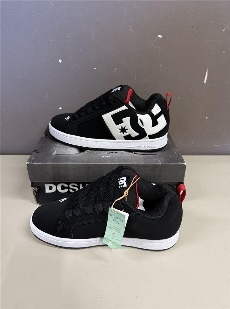 Schoenen skate schoenen - DC Court graffik sw zwart wit rood, Ophalen of Verzenden, Nieuw, Zwart