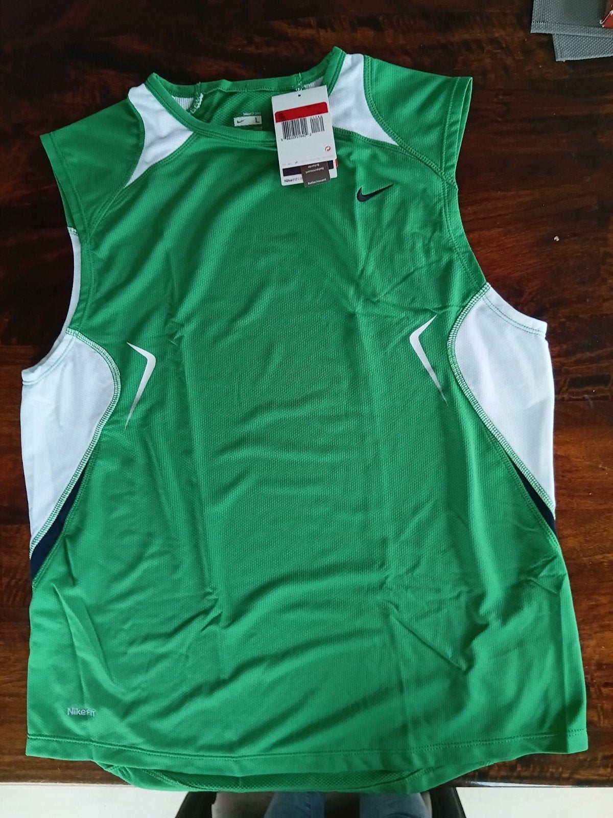Nieuw mouwloos hardloopshirt maat L heren, Kleding | Heren, Maat 52/54 (L), Nike, Nieuw, Ophalen of Verzenden