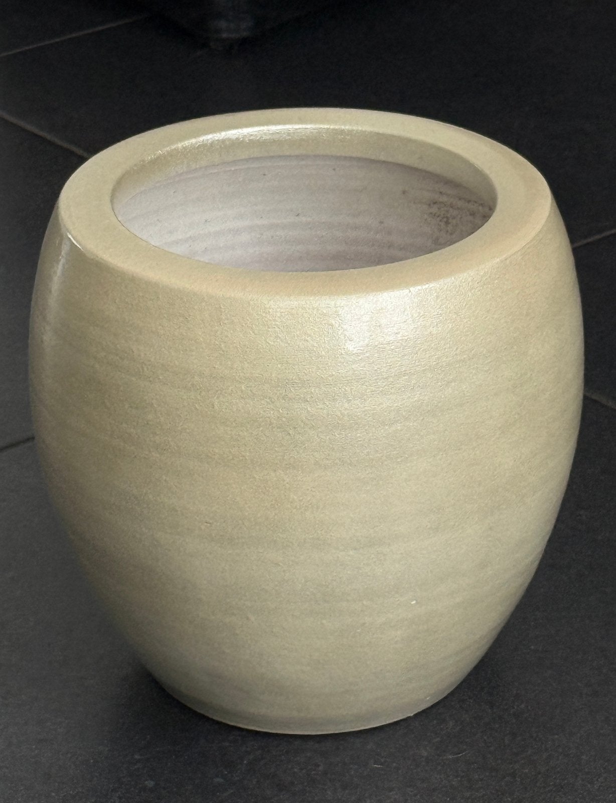 Parelemoer bloempot voor binnen, diam. 19,3cm, hoogte 27cm, Huis en Inrichting, Woonaccessoires | Vazen, Ophalen, Zo goed als nieuw
