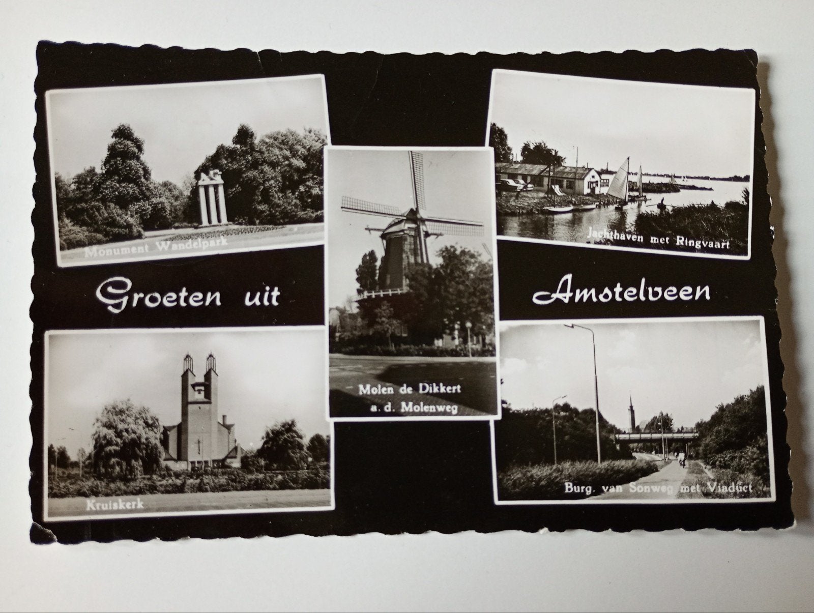 Amstelveen Vijfluik 1962, Ophalen of Verzenden, 1960 tot 1980, Gelopen, Noord-Holland