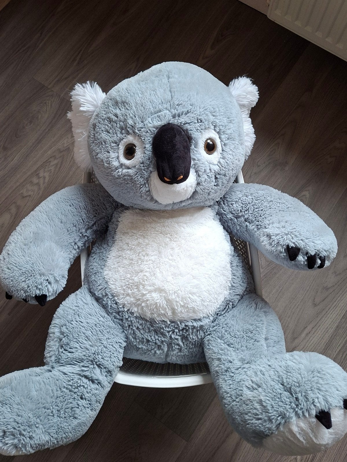 Grote Koala Knuffel, Kinderen en Baby's, Speelgoed | Knuffels en Pluche, Ophalen, Overige typen, Grijs, Zo goed als nieuw