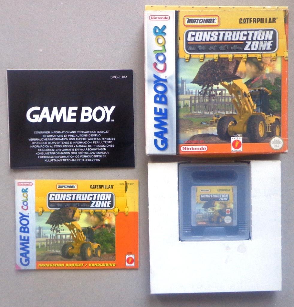 Construction Zone voor de Gameboy Color en Advance Compleet, Avontuur en Actie, Gebruikt, 1 speler, Ophalen of Verzenden