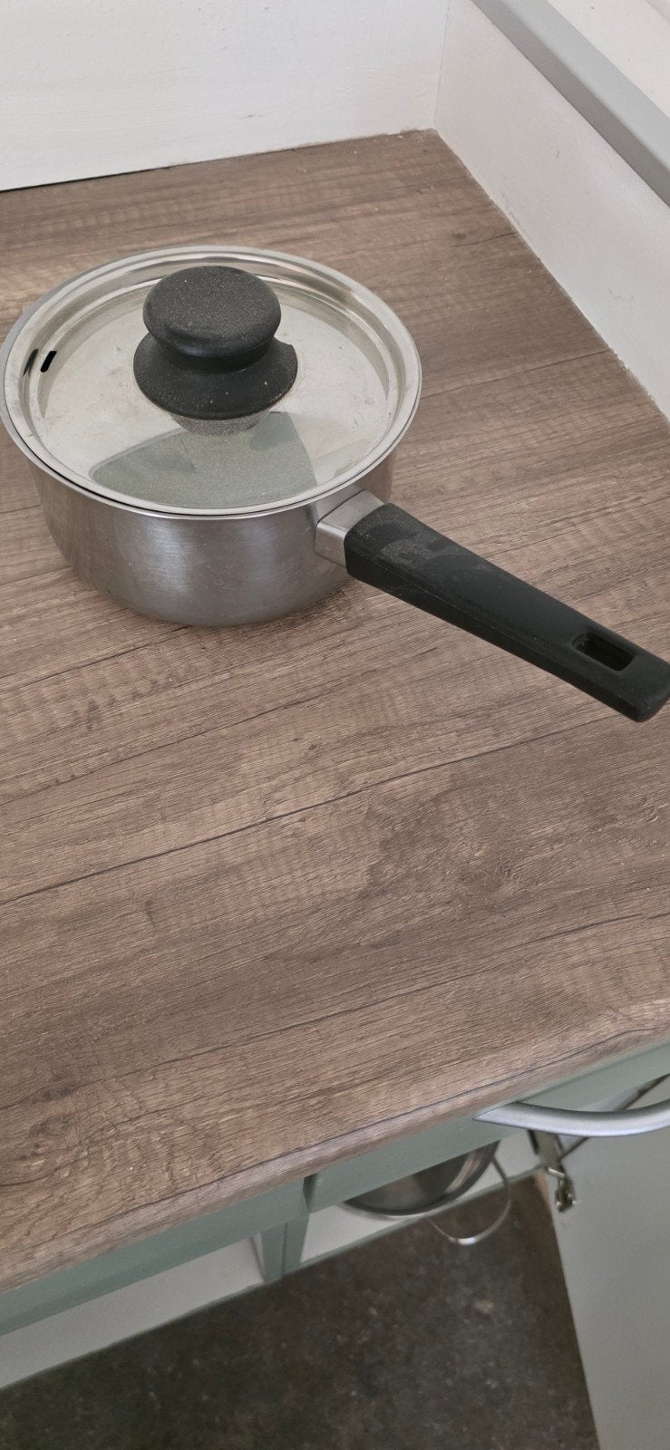 Gebruikte RVS Kookpan met Deksel, Ophalen, Gebruikt, Met deksel, Rvs