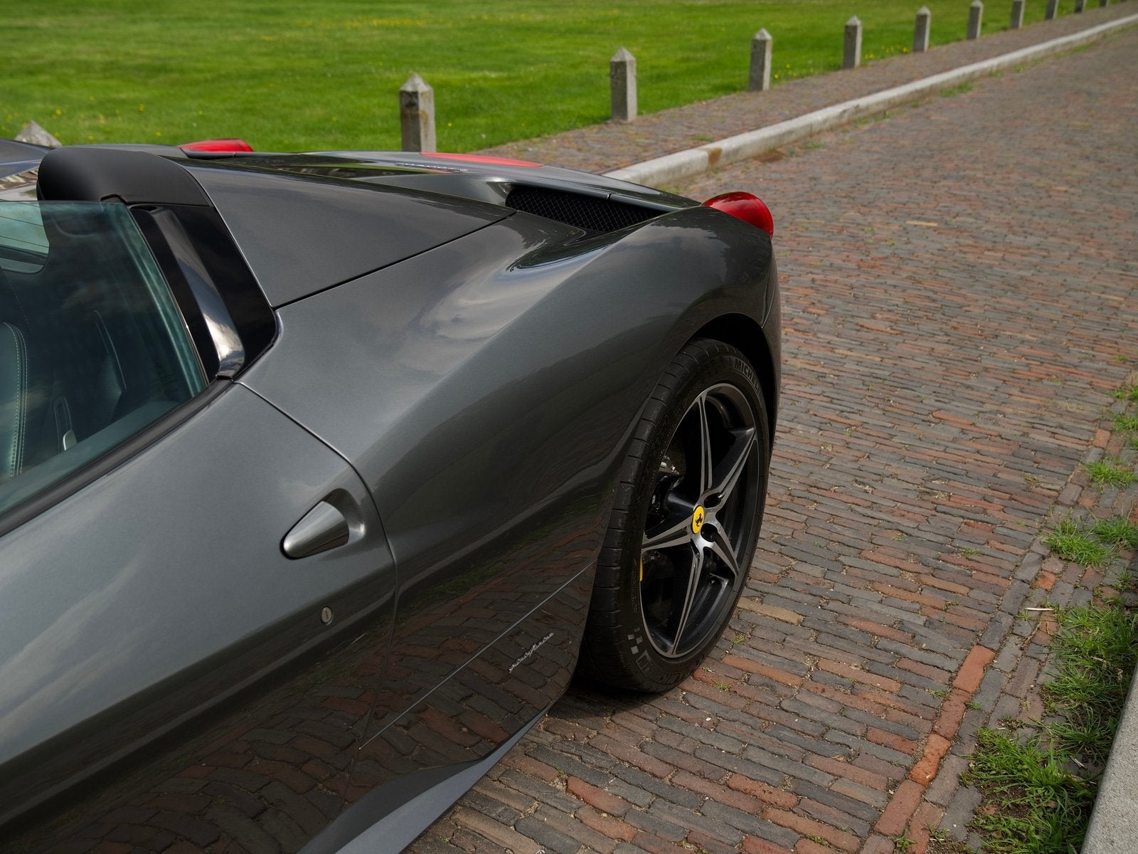 Ferrari 458 4.5 V8 Spider (bj 2012, automaat), Auto's, Euro 5, Achterwielaandrijving, Gebruikt, Cabriolet