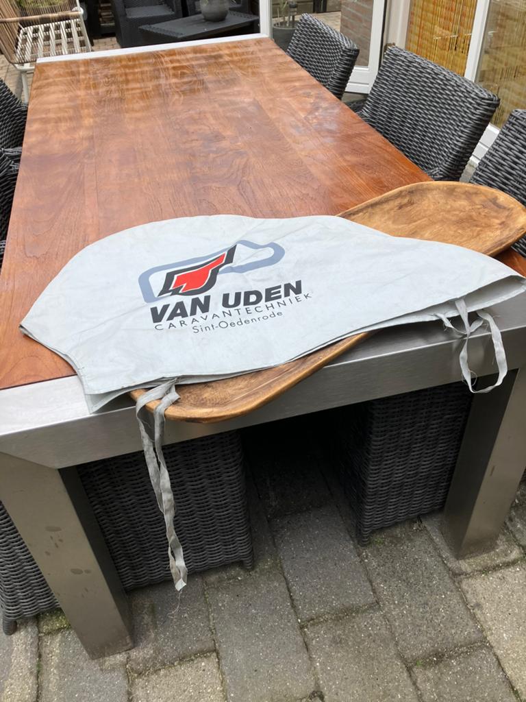 Disselhoes voor de caravan, Ophalen, Gebruikt