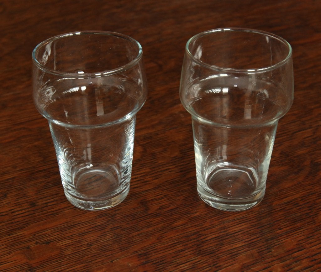 2 bierglazen., Glas of Glazen, Gebruikt, Ophalen of Verzenden, Glas