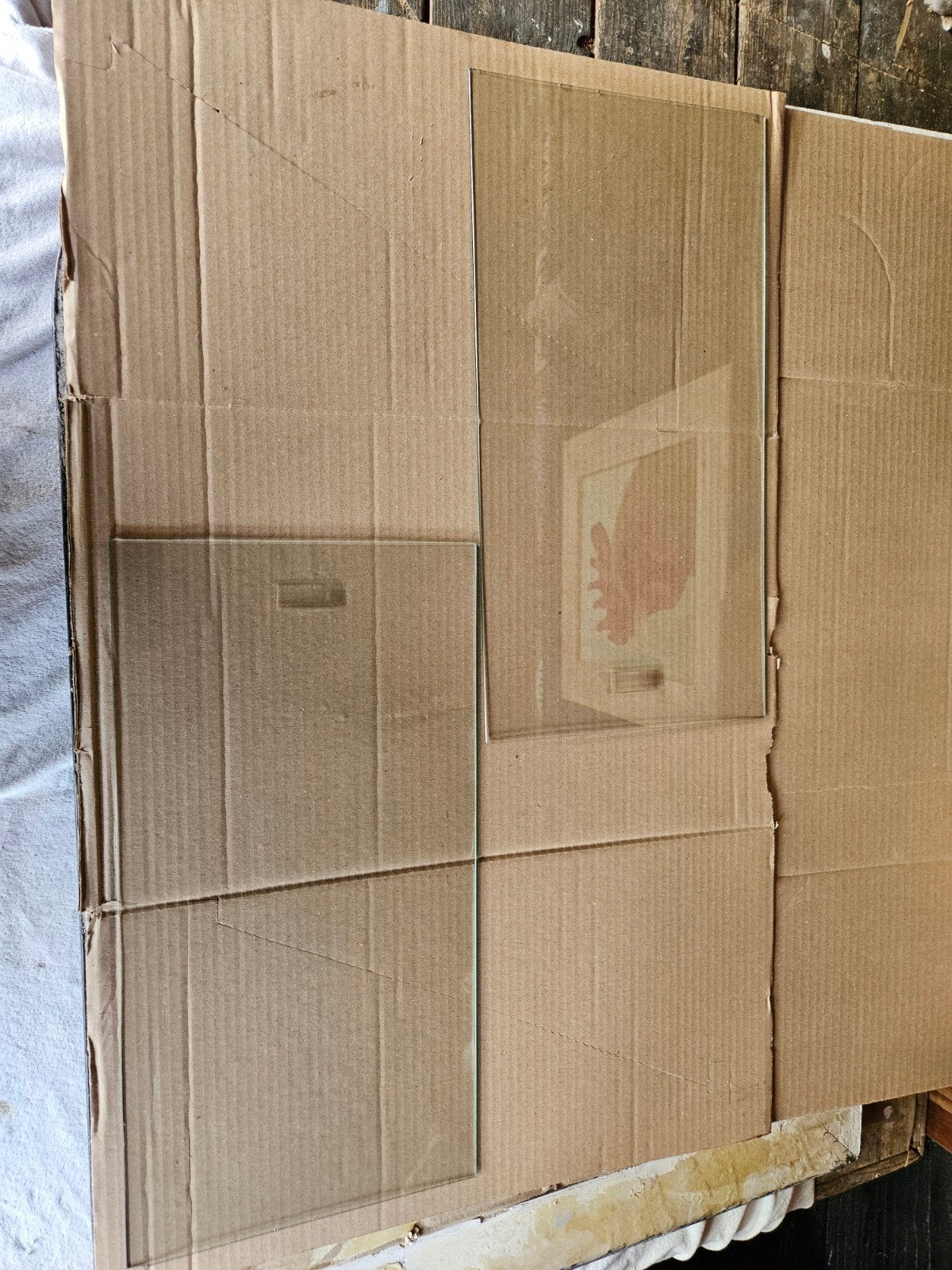 2 glazen schuifdeurtjes voor in n kast, Ophalen of Verzenden