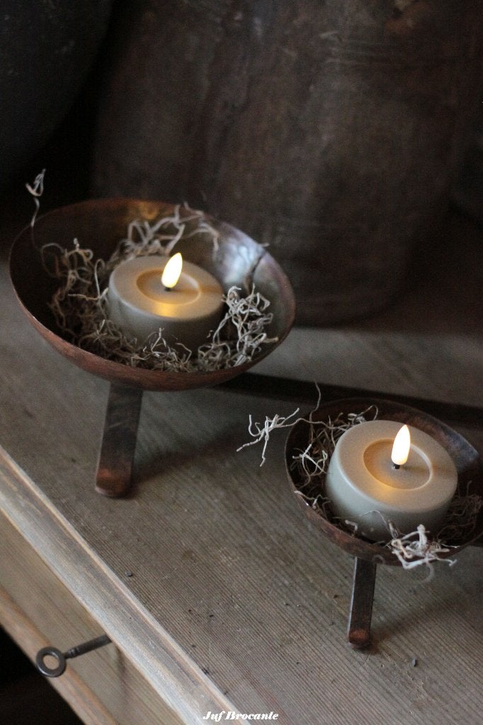 Lepelset van twee kandelaren. Een geweldige set van twee, Www.jufbrocante.nl, Www.jufbrocante.nl, Nieuw, Ophalen of Verzenden