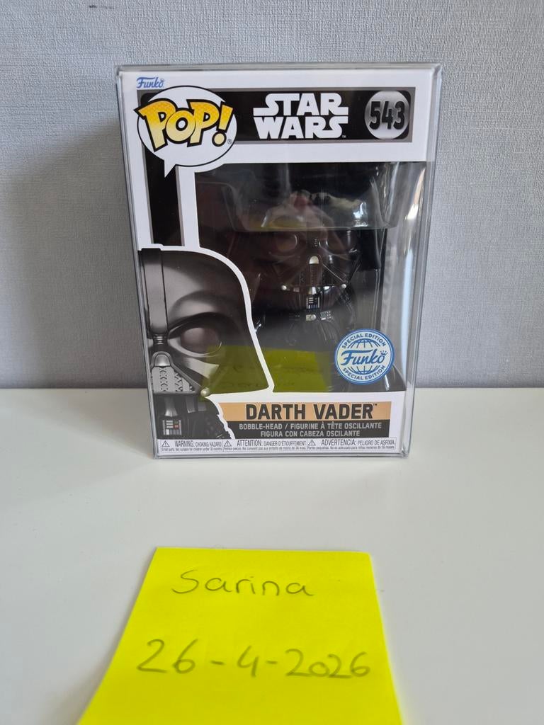Funko pop star wars darth vader 543, Ophalen of Verzenden, Zo goed als nieuw