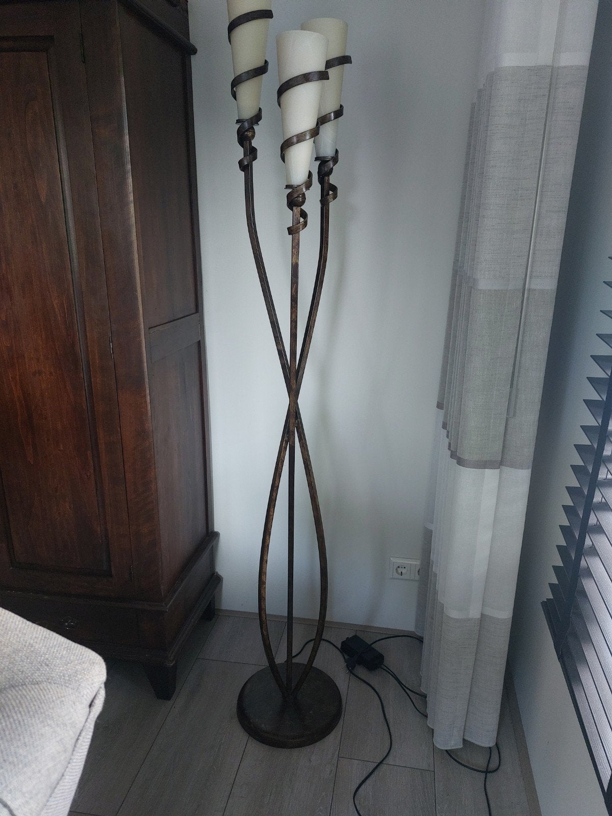 Staande schemer lamp, Huis en Inrichting, Lampen | Vloerlampen, Ophalen, 150 tot 200 cm
