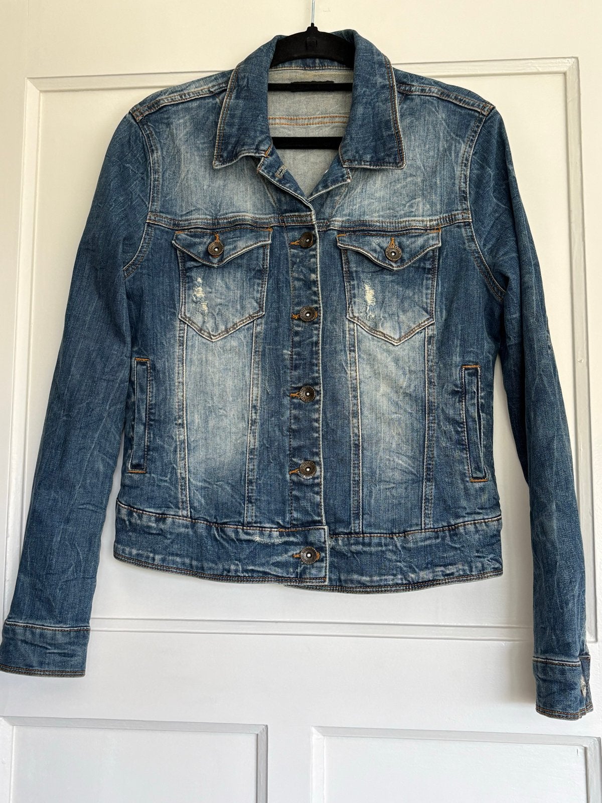 Silver Creek spijkerjasje maat 40 (M), Kleding | Dames, Jassen | Zomer, Ophalen of Verzenden, Gedragen, Maat 38/40 (M), Blauw