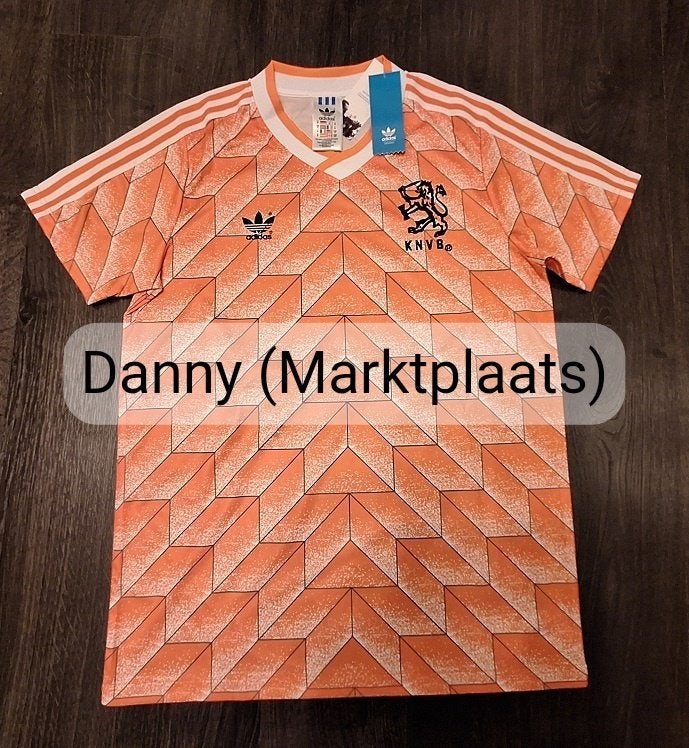 Nederlands elftal shirt 1988 (Gullit) (retro / vintage), Maat S, Verzenden, Nieuw, Shirt