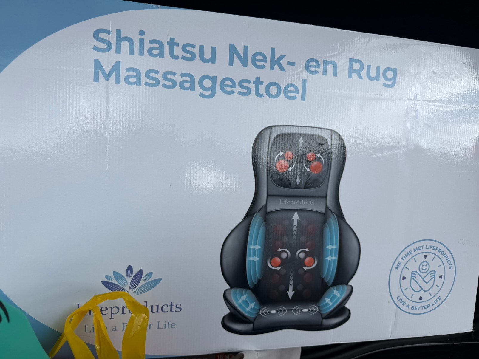 Massagestoel, Sport en Fitness, Massageproducten, Ophalen of Verzenden, Zo goed als nieuw, Massagestoel of Kussen