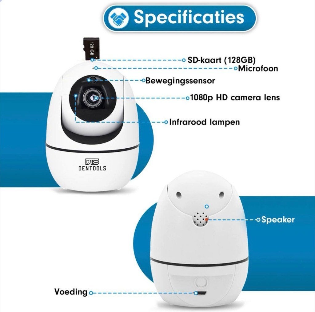 Beveiligingscamera, Ophalen of Verzenden, Nieuw, Binnencamera
