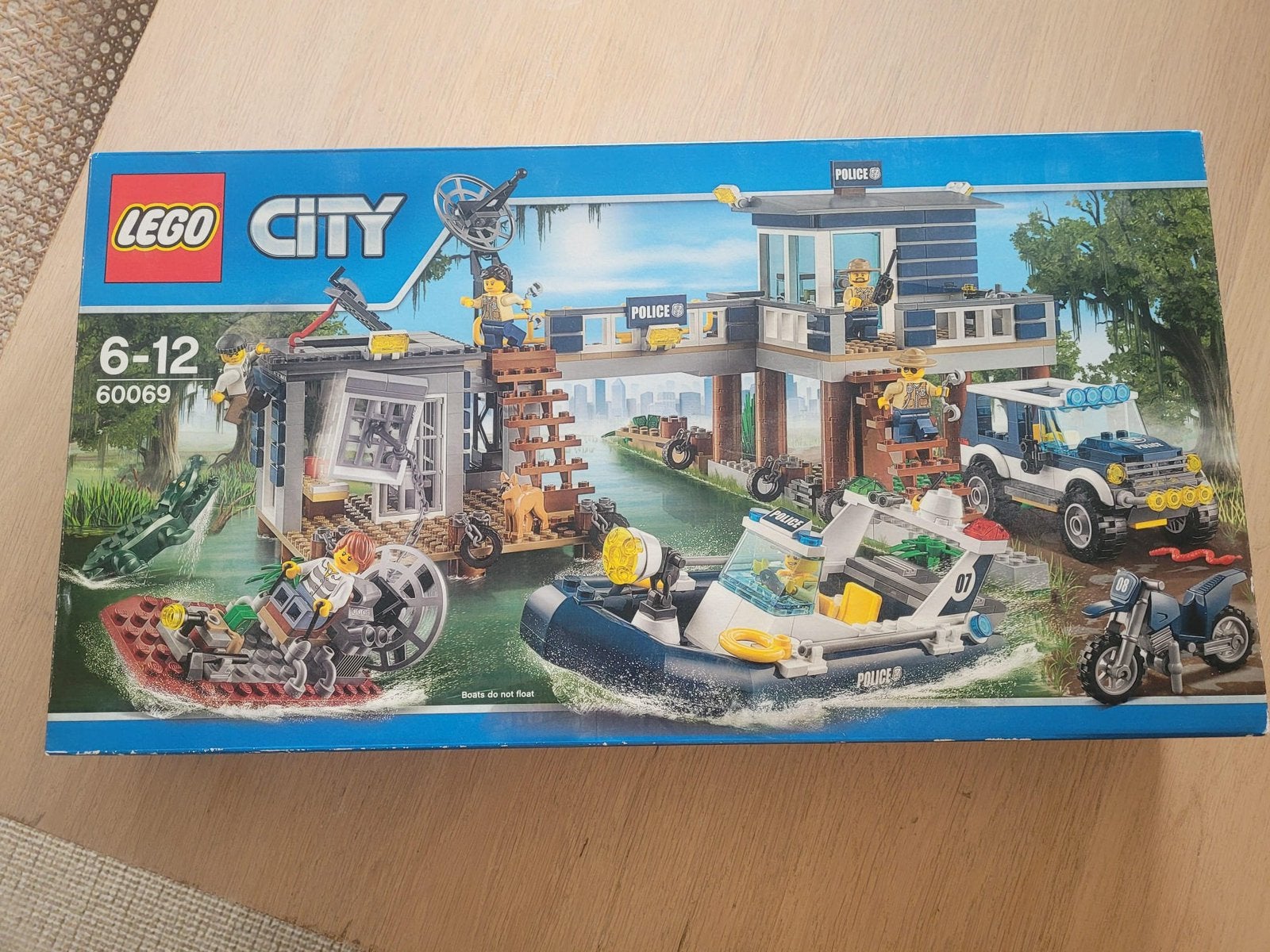 Te koop: Lego City moeraspolitie hoofdbureau, nr. 60069, Overige thema's, Lego, Nieuw, Ophalen of Verzenden