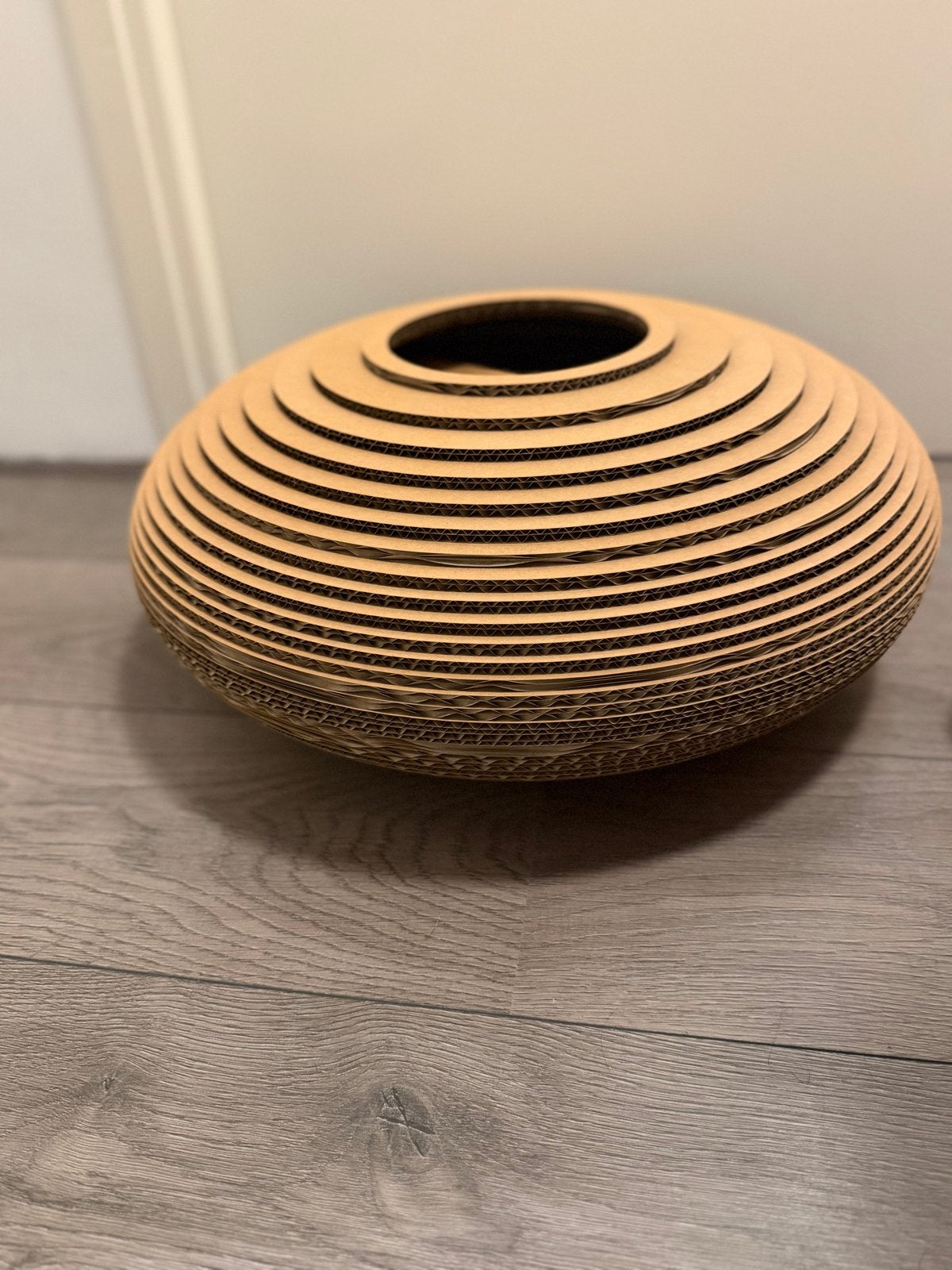 Kartonnen Hanglamp REON - Unieke Sfeermaker, Ophalen, Zo goed als nieuw, Overige materialen, Minder dan 50 cm