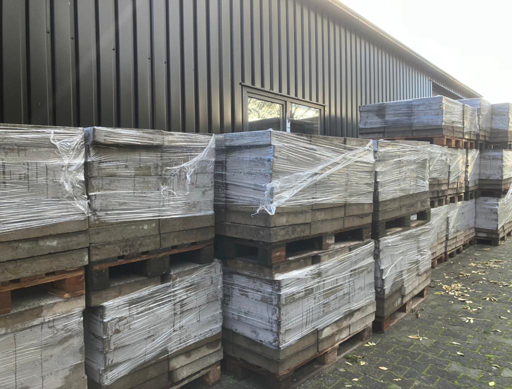 Tegels 40x40x8 80m2, Ophalen, Gebruikt, 10 m² of meer, Beton