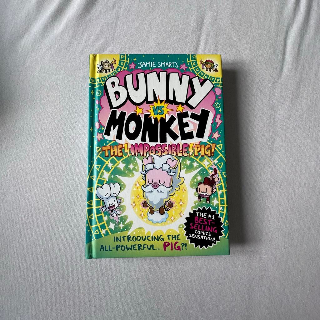 Bunny vs Monkey: The Impossible Pig! - Jamie Smart, Ophalen of Verzenden, Zo goed als nieuw, Fictie algemeen