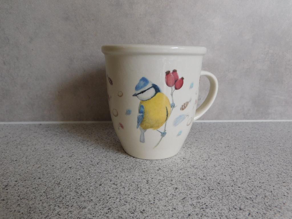 Mok 9,5x8,5 cm. Pimpelmees Vivara, Huis en Inrichting, Keuken | Servies, Ophalen of Verzenden, Zo goed als nieuw, Overige stijlen