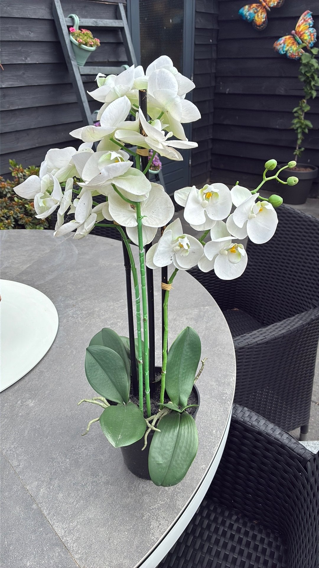 Kunst orchidee, Huis en Inrichting, Ophalen of Verzenden, Zo goed als nieuw