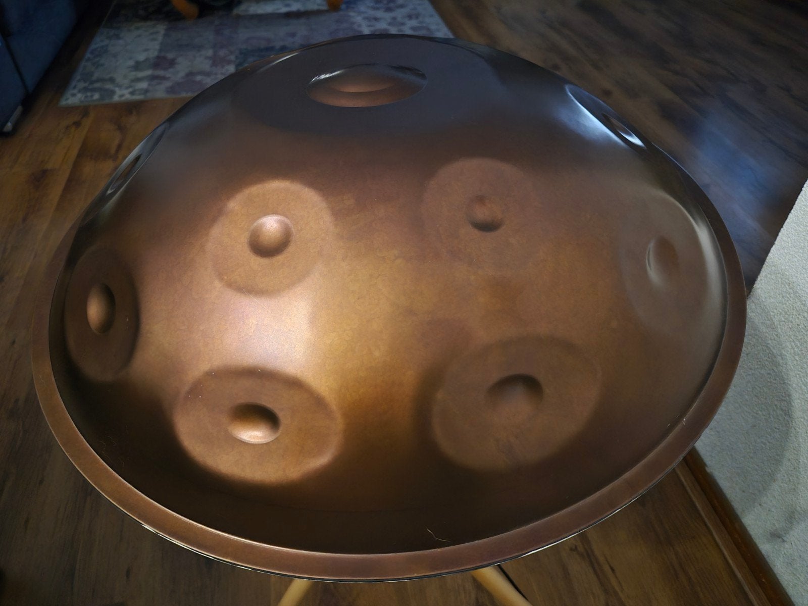 Mokum Instruments E Amara 14 Handpan inclusief tas, Muziek en Instrumenten, Ophalen, Gebruikt